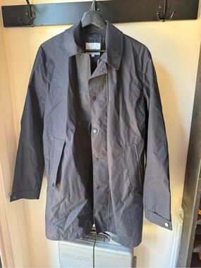 Jigsaw Men's Navy Trench Coat
